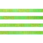 Elástico 7mm Metalizado Verde Cit./Ouro 10m Marpax