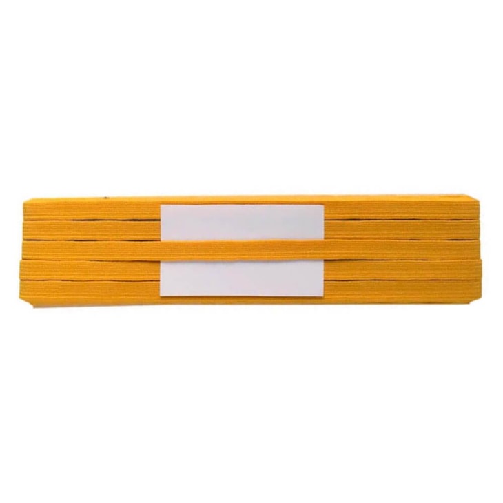 Elástico Chato Colombe 7mm nº12 Amarelo Ouro São José 10mts