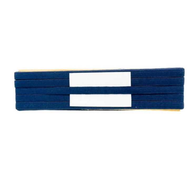 Elástico Chato Colombe 7mm nº12 Azul Marinho São José 10m