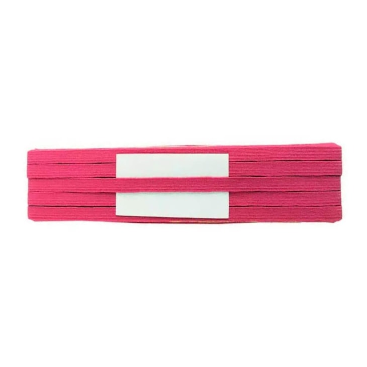 Elástico Chato Colombe 7mm nº12 Rosa Pink São José com 10m