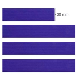 Elástico Chato Colorido Azul Royal 30mmX25m Marpax