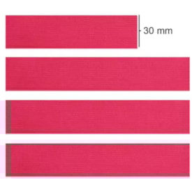 Elástico Chato Colorido Pink 30mmX25m Marpax