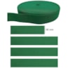 Elástico Chato Colorido Verde Bandeira 30mmX25m Marpax