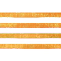 Elástico Chato Metalizado 7mm Laranja Cit. e Ouro Marpax 10m