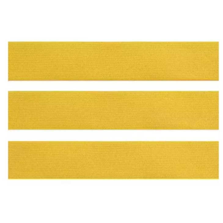 Elástico Grosso 3cm Chato Amarelo Ouro Marpax rolo com 25m