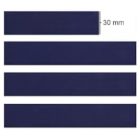 Elástico Grosso 3cm Chato Azul Marinho Marpax rolo com 25m