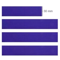 Elástico Grosso 3cm Chato Azul Royal Marpax rolo com 25m