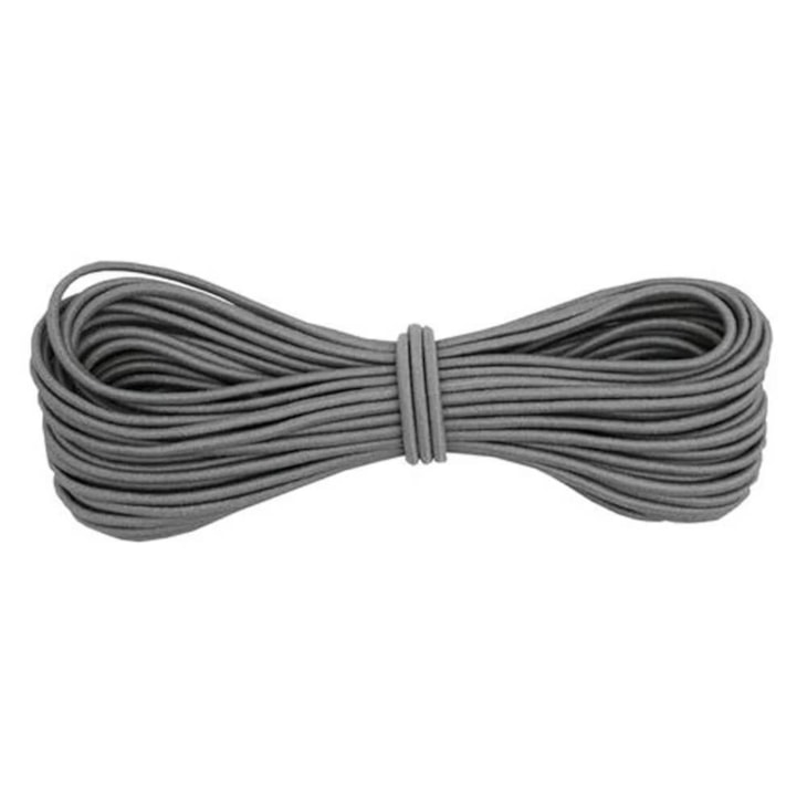 Elástico Roliço Colombe São José Nº15 Cinza liso com 10m