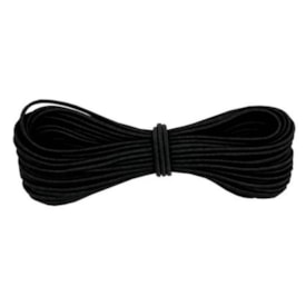 Elástico Roliço Colombe São José Nº15 Preto Liso com 10m