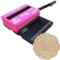 Encadernadora de Wire-o 2X1 Rosa Soft Conjugada Manual 15fls