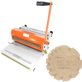 Encadernadora de Wire-o Conjugada manual passo 2x1 15fls EX