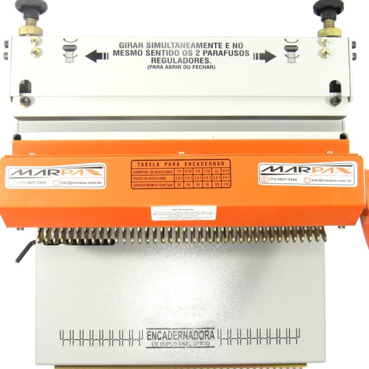 Encadernadora de Wire-o Conjugada manual passo 3x1 15fls EX