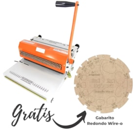 Encadernadora de Wire-o Conjugada manual passo 3x1 15fls EX