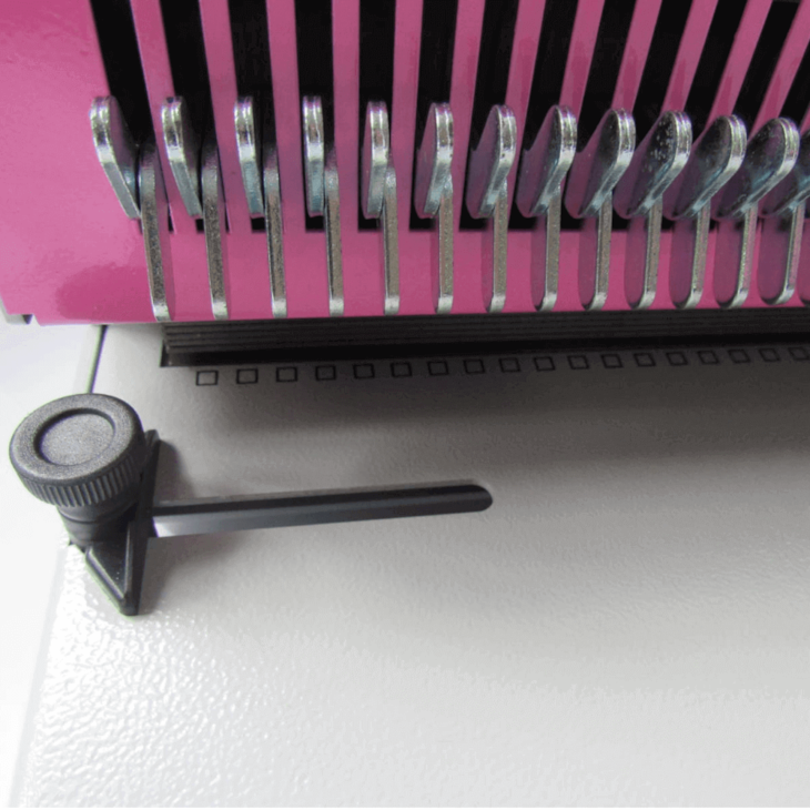 Encadernadora de Wire-o Rosa Conjugada Manual 3X1 15 Fls Exc