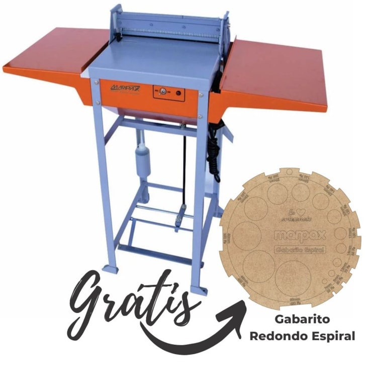 Encadernadora elétrica para espiral Semi-Industrial