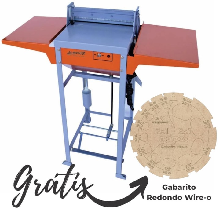 Encadernadora elétrica Semi-Industrial para Wire-o 2x1