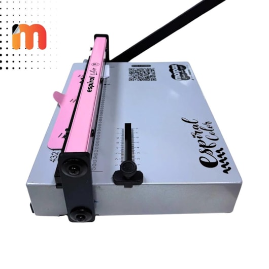 Encadernadora Espiral Color Rosa Manual A4 Marpax 10Fls 