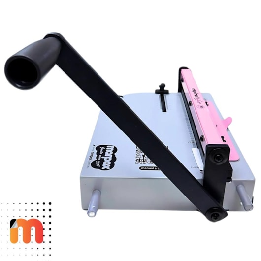 Encadernadora Espiral Color Rosa Manual A4 Marpax 10Fls 