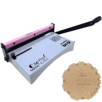 Encadernadora Espiral Color Rosa Manual A4 Marpax 10Fls