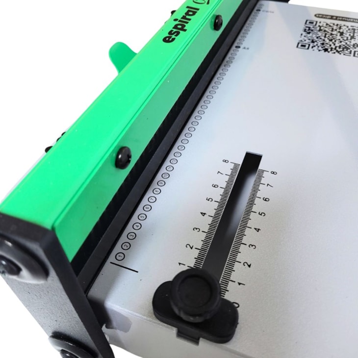 Encadernadora Espiral Color Verde Manual A4 Marpax 10Fls