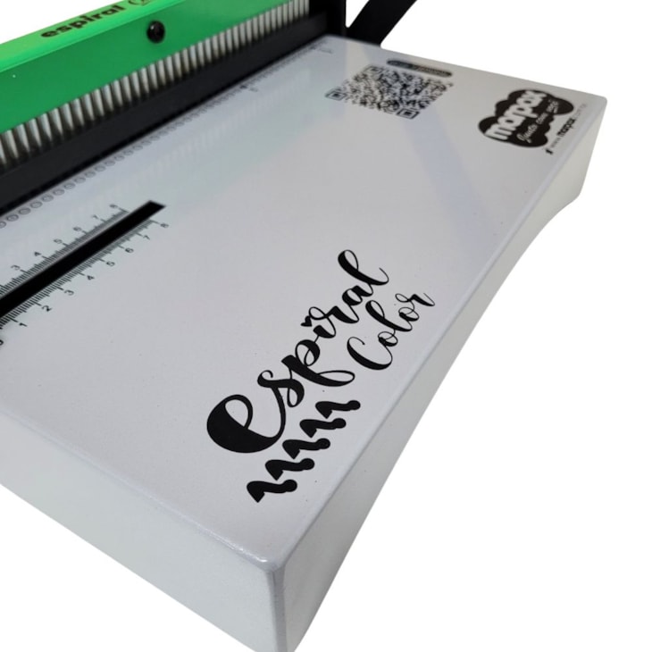 Encadernadora Espiral Color Verde Manual A4 Marpax 10Fls