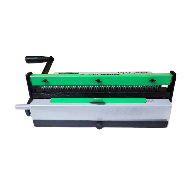 Encadernadora Espiral Color Verde Manual A4 Marpax 10Fls