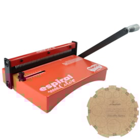 Encadernadora Espiral Color Vermelho Manual A4 Marpax 10Fls