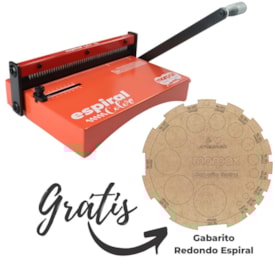 Encadernadora Espiral Color Vermelho Manual A4 Marpax 10Fls