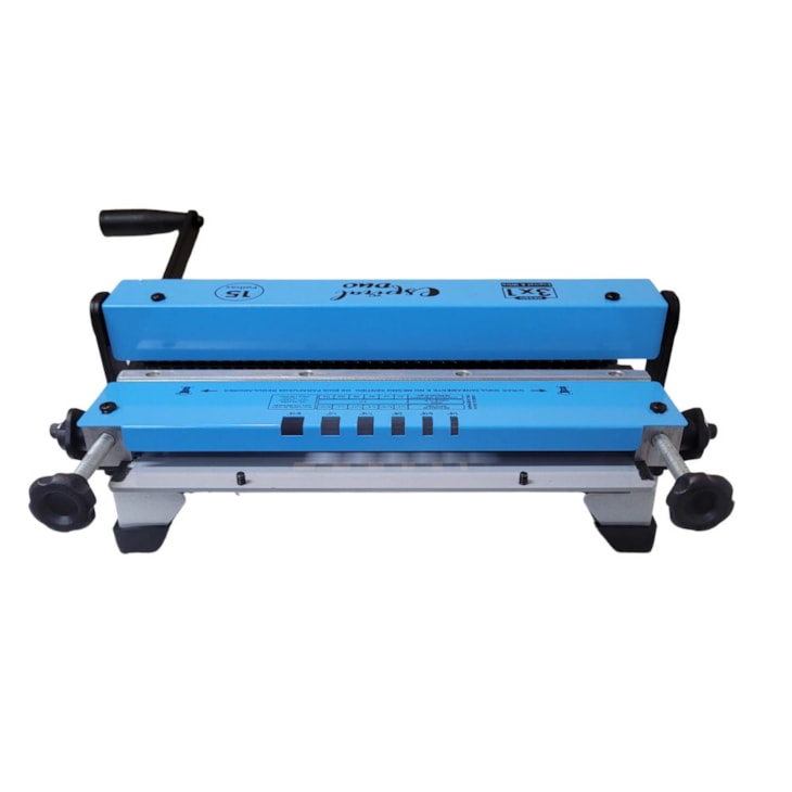 Encadernadora Espiral Duo 3x1 Azul Furo Redondo Marpax 12kg