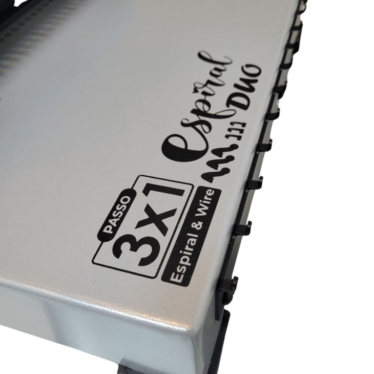 Encadernadora Espiral Duo 3x1 Azul Furo Redondo Marpax 12kg