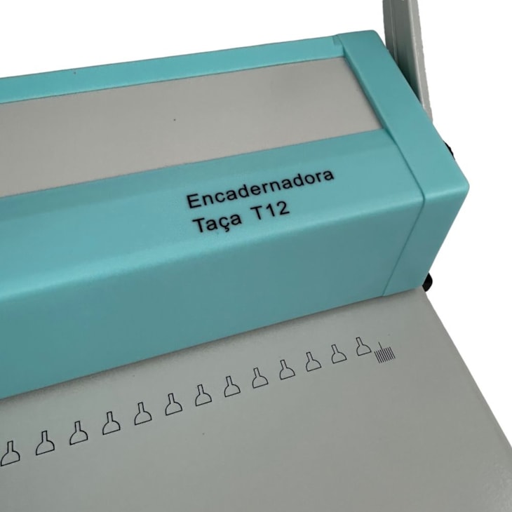 ENCADERNADORA MANUAL T12 A4 FURO TAÇA PARA 12FLS MARPAX