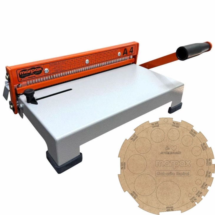 Encadernadora Máquina de Encadernação Espiral A4-x Marpax