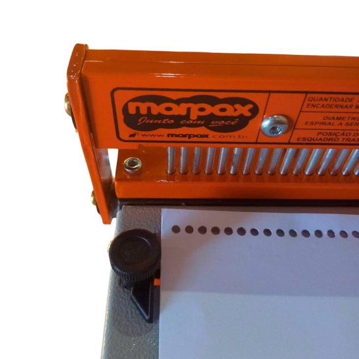 Encadernadora Máquina de Encadernação Espiral A4-x Marpax