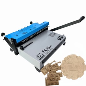 Encadernadora Wire Color Azul Conjugada 2x1 15fls Marpax