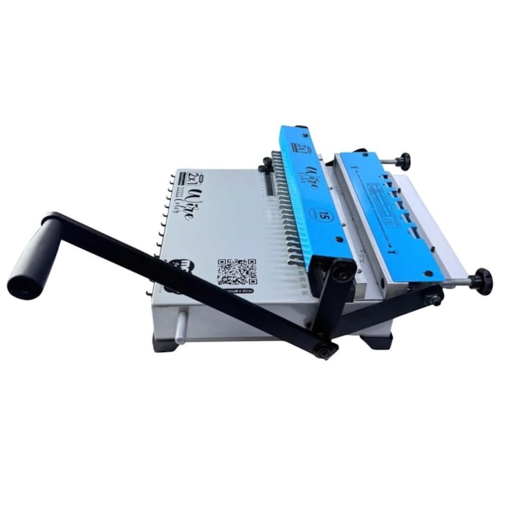 Encadernadora Wire Color Azul Conjugada 2x1 15fls Marpax