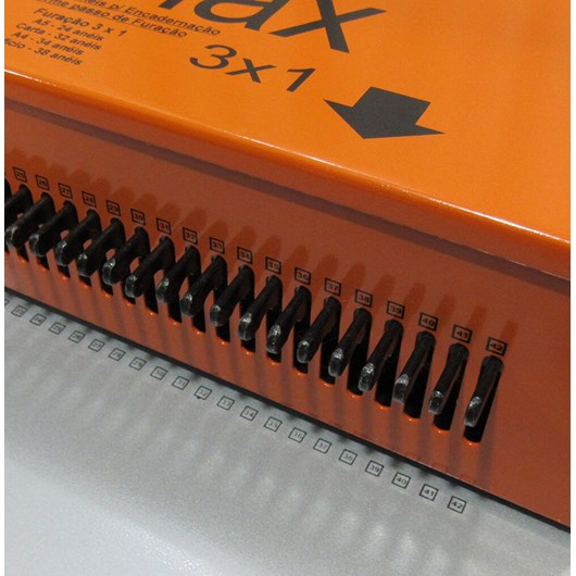 Encadernadora Wire-o Duplamax Passo 2x1 e 3x1 Marpax 15Fls