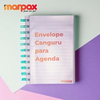 Envelope Canguru Cristal para agenda 15cmx21cm Marpax 100 Un