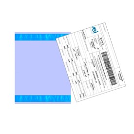 Envelope Canguru Plástico para Nota Fiscal 12x16cm 100un 2F