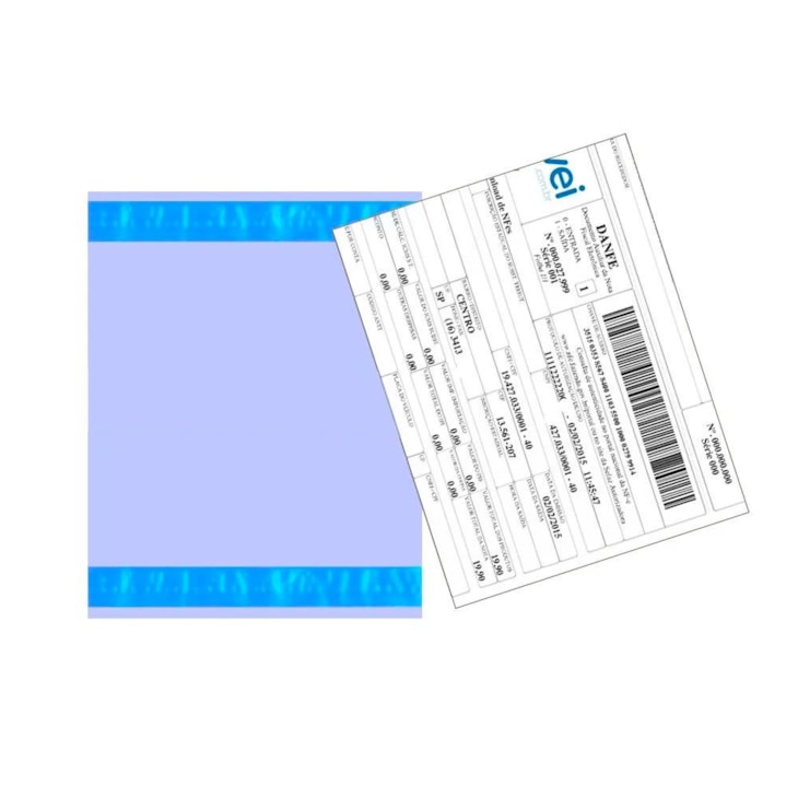 Envelope Canguru Plástico para Nota Fiscal 12x8cm 500un 2F