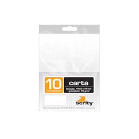 Envelope Carta Liso Branco COF130 114x162mm Scrity 10un