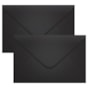 Envelope Convite de Casamento Preto Los Angeles 160x235mm Scrity 100un