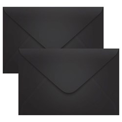 Envelope Convite de Casamento Preto Los Angeles 160x235mm Scrity 100un