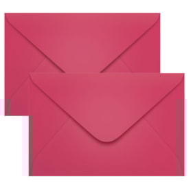 Envelope Convite de Casamento Rosa 160x235mm Scrity 100un