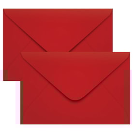 Envelope Convite de Casamento Vermelho 160x235 Scrity 100un