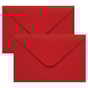 Envelope Convite de Casamento Vermelho Pequim 160x235 Scrity 100un
