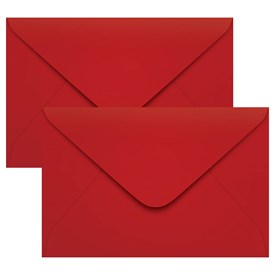 Envelope Convite de Casamento Vermelho Pequim 160x235 Scrity 100un