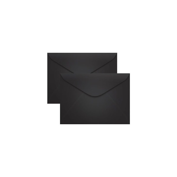 Envelope Convite Preto Los Angeles 72x108mm Scrity 100un