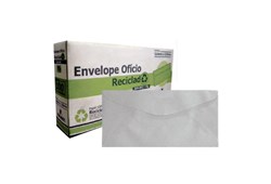 Envelope Ofício Reciclado Reciclado 114x229mm Plastpark 100un