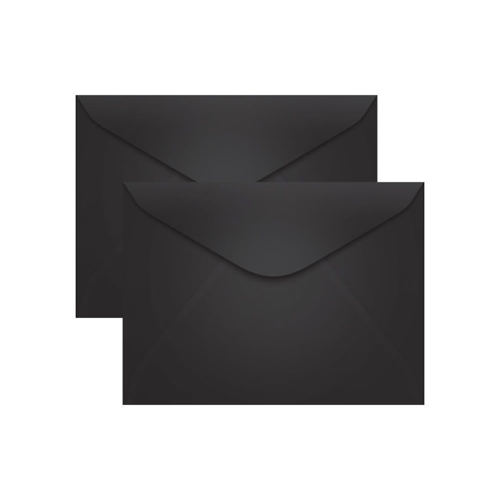 Envelope para Convite Preto Los Angeles 114x162mm Scrity 100un