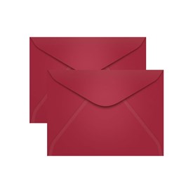 Envelope para Convite Vermelho Bordô Pequim 114x162mm Scrity 100un